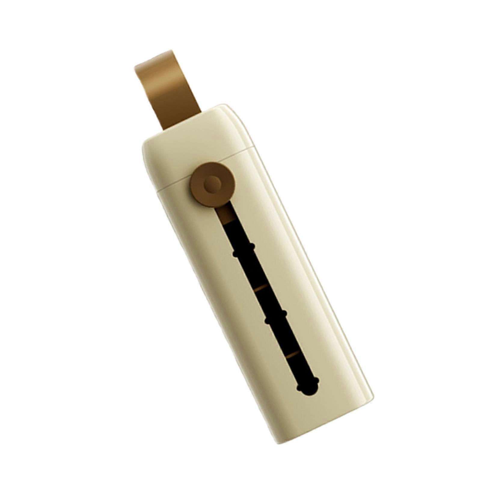 Pull Out Box With 3 Compartments Transparent Lid ABS Miniature Storage Container For Kitchen Office Organization  1