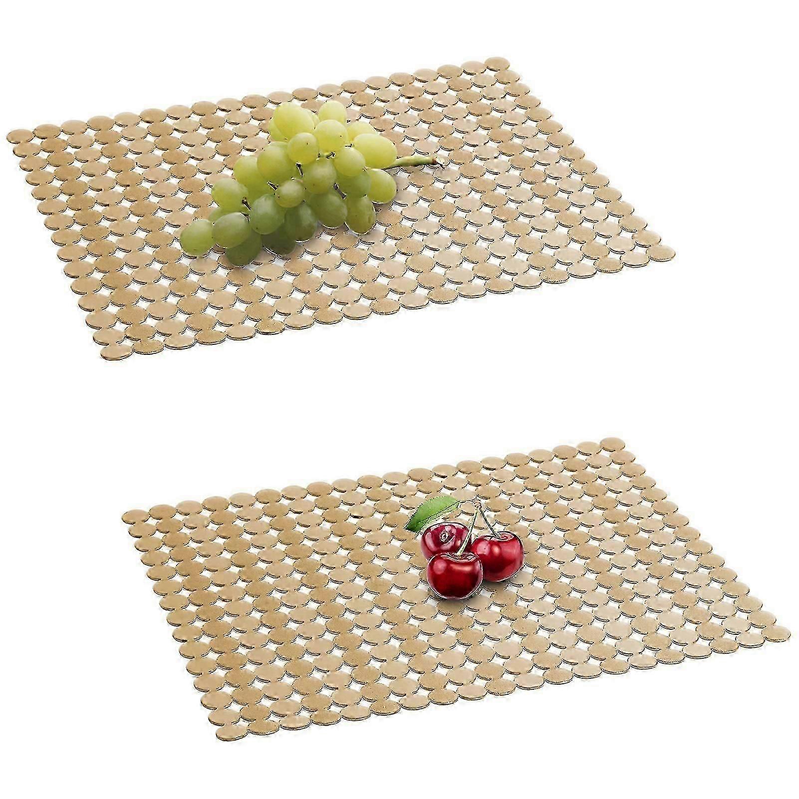 Küchenspülenmatte – 2er-Pack verstellbare Spülbeckenschutzmatte für Küchenspülen aus Keramik/Edelstahl, leicht zu reinigen, selbst zuschneidbar