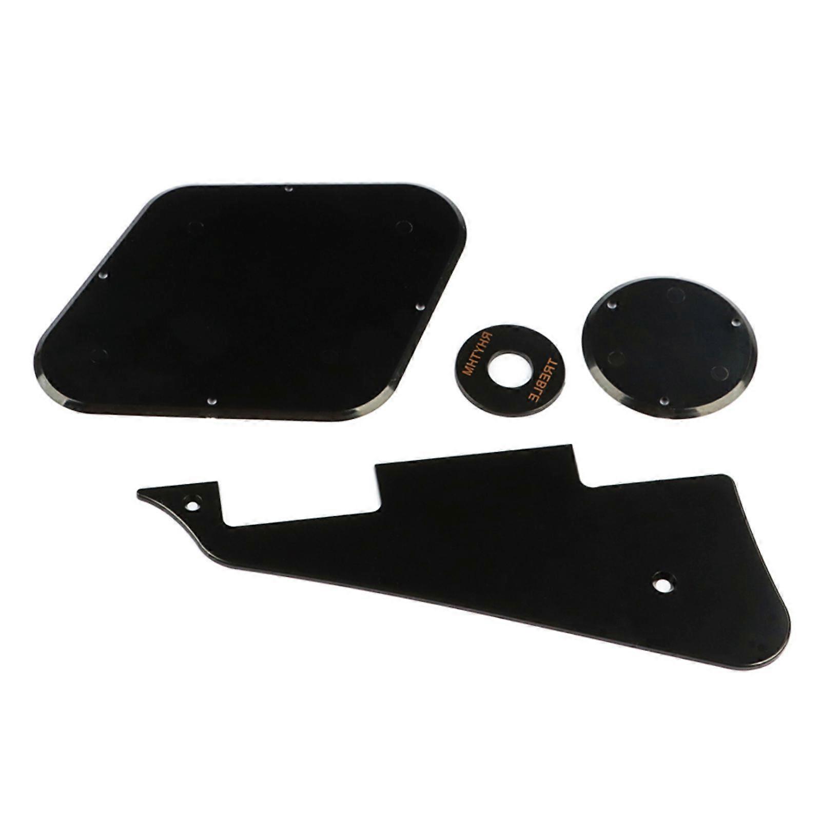 Elgitarr plektrumskydd Bakplatta Pickupskydd Skrapplatta Montering ABS Textur Gitarrfront Lämplig för Gitarr Flerfärgad