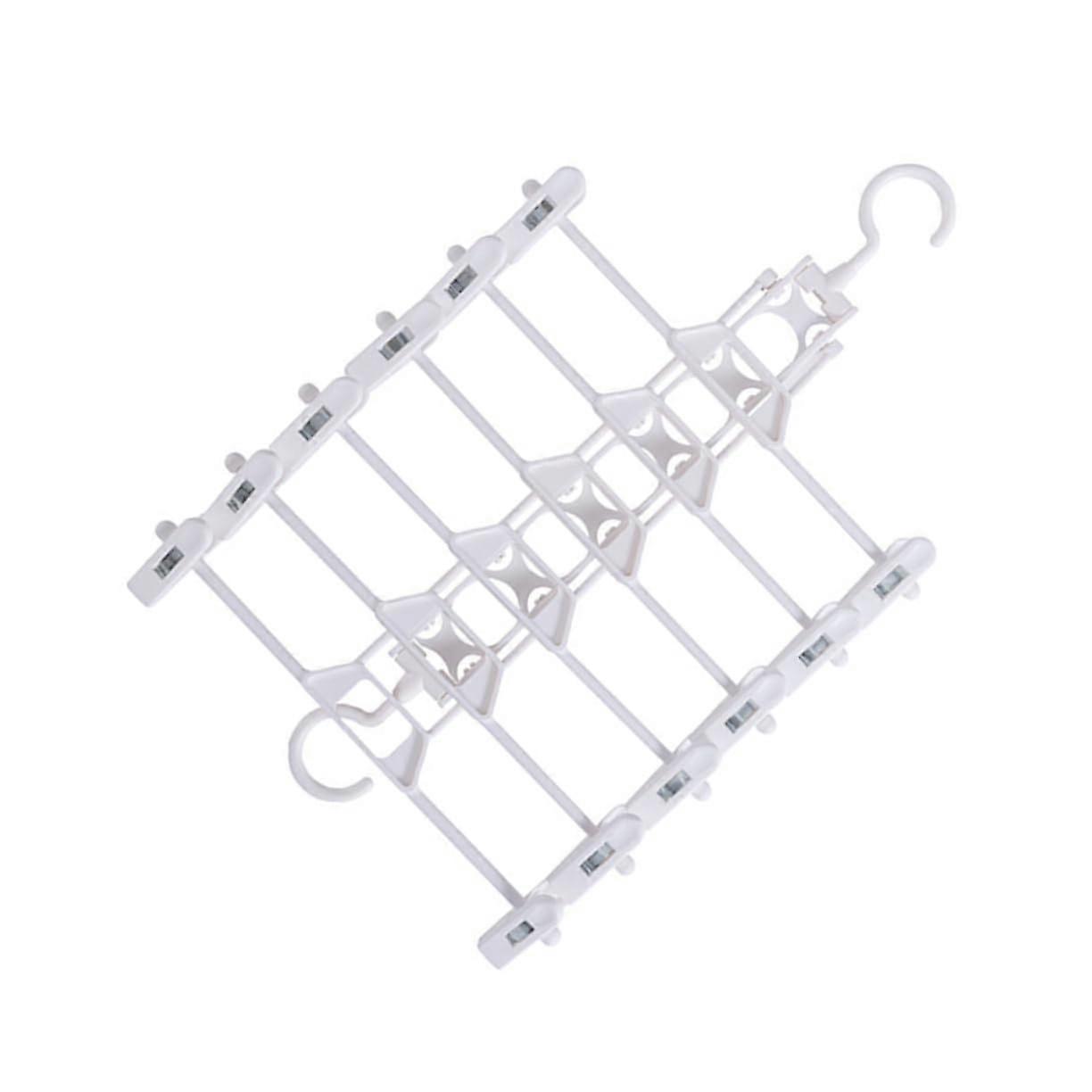 Pants Hanger with Clips Space Saving Closet Organizer Rotating Strong Load Wardrobe Storage