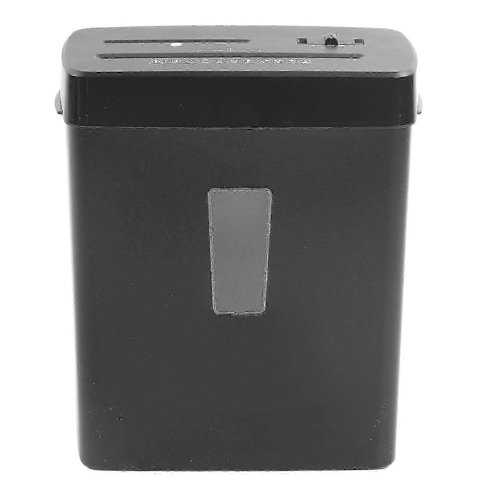 8 Sheet Automatic Paper Shredder Cross Cut Low Noise Card Shredder with 13L Trash Can for Disc Staple