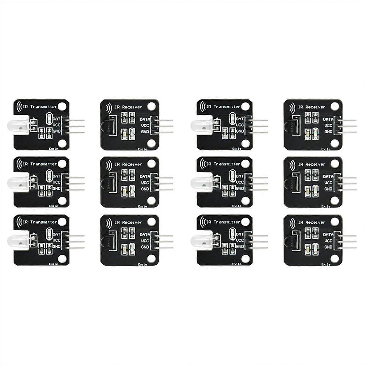 6X 38Khz Ir Receiver Ir Transmitter Sensor Module Kit IR Digital 38KHz Infrared Receiver Module Infr