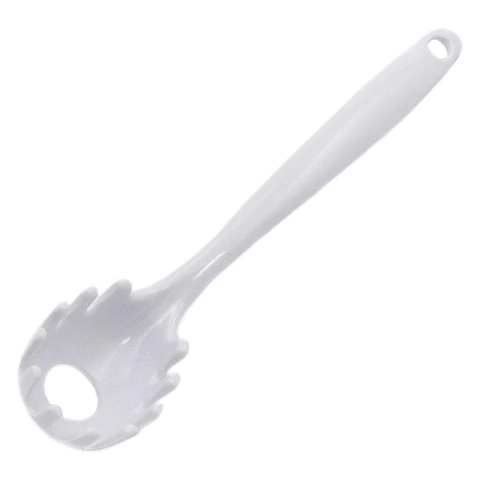 Melamine Spaghetti Serving Fork Kitchen Utensil - Black or White