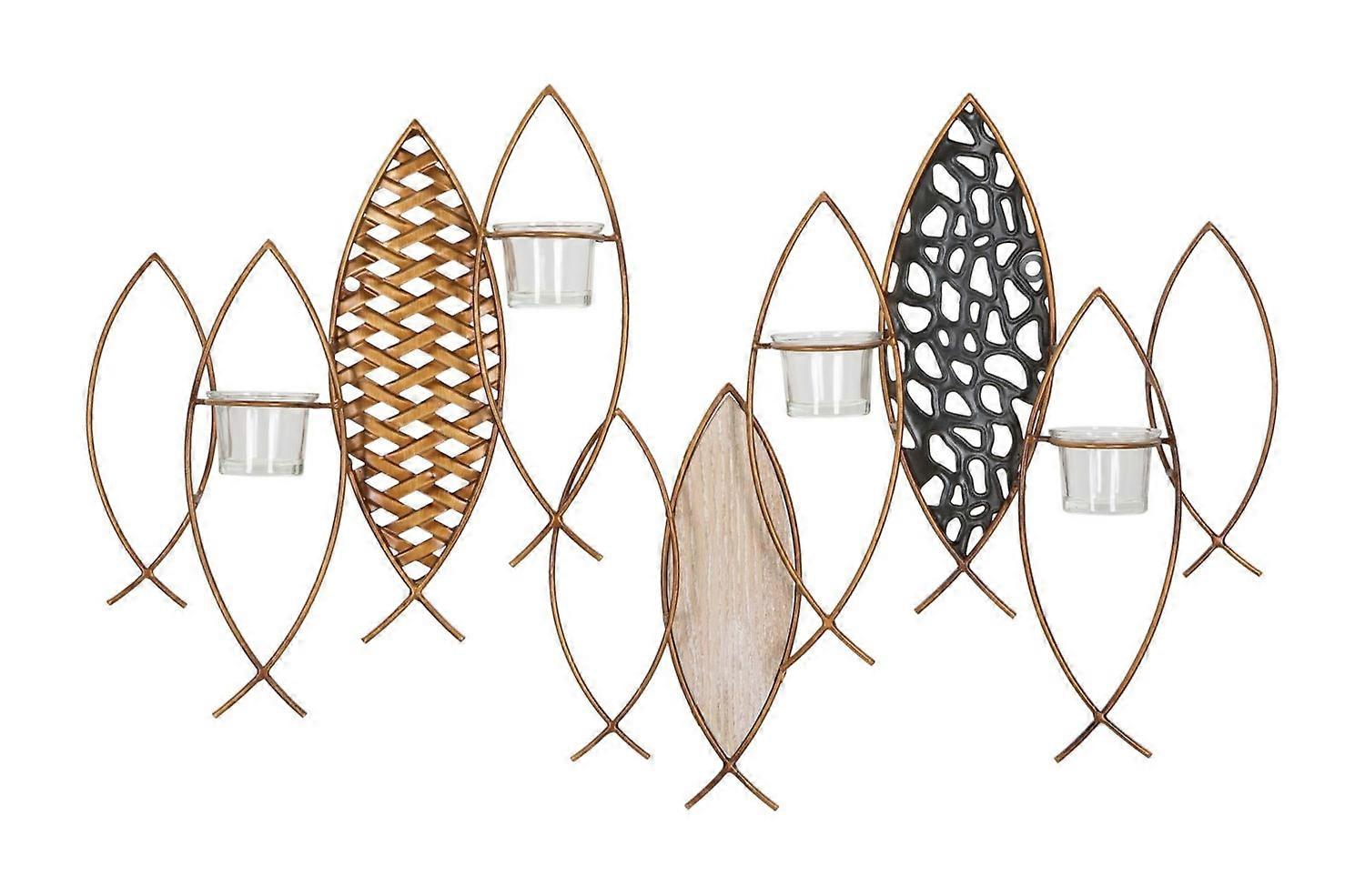 Fish wall candlestick cm 66x9x40.5