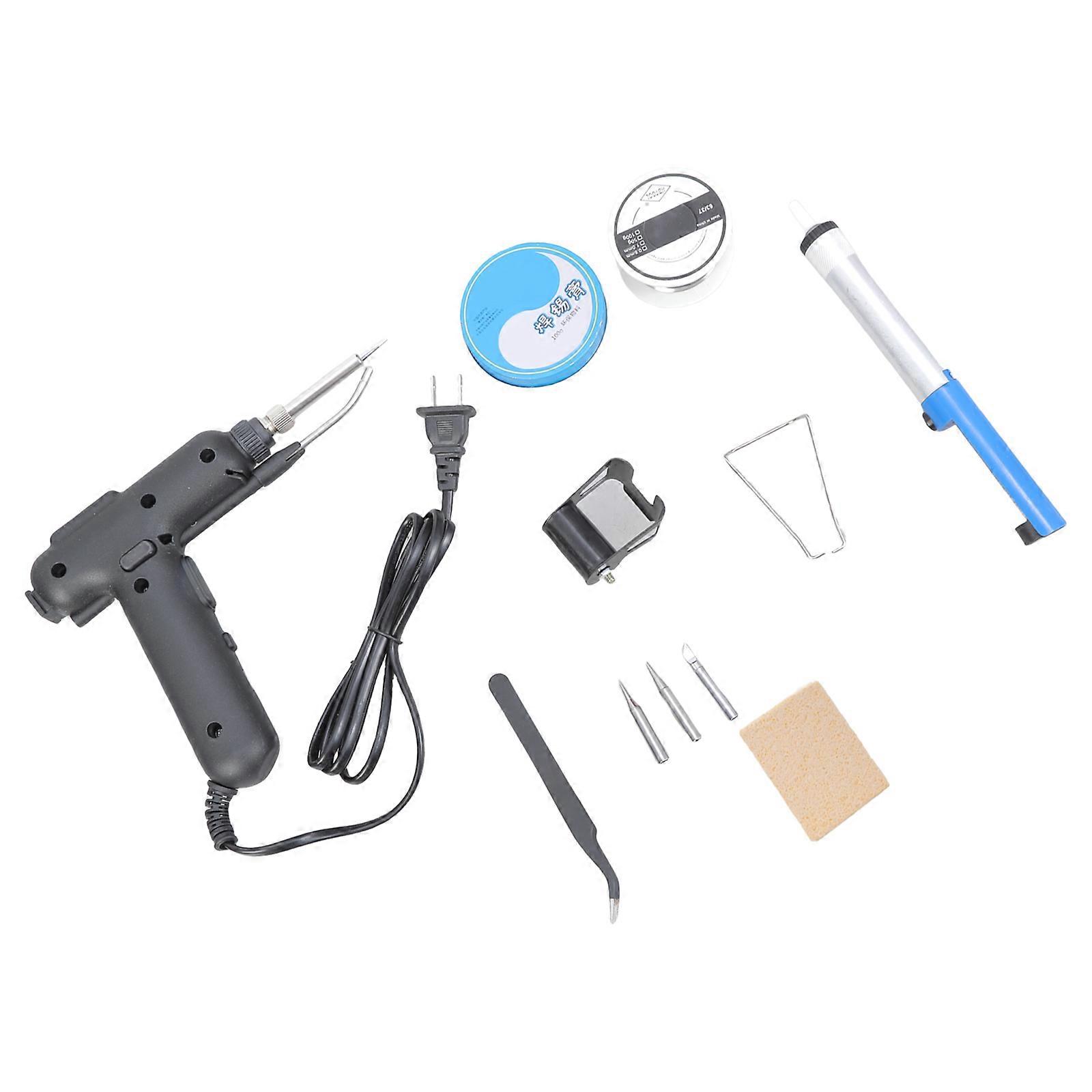 MultiPurpose 80W Soldering Iron Kit Featuring Durability Construction for Electronics and Home Improvement Projects Multicolor