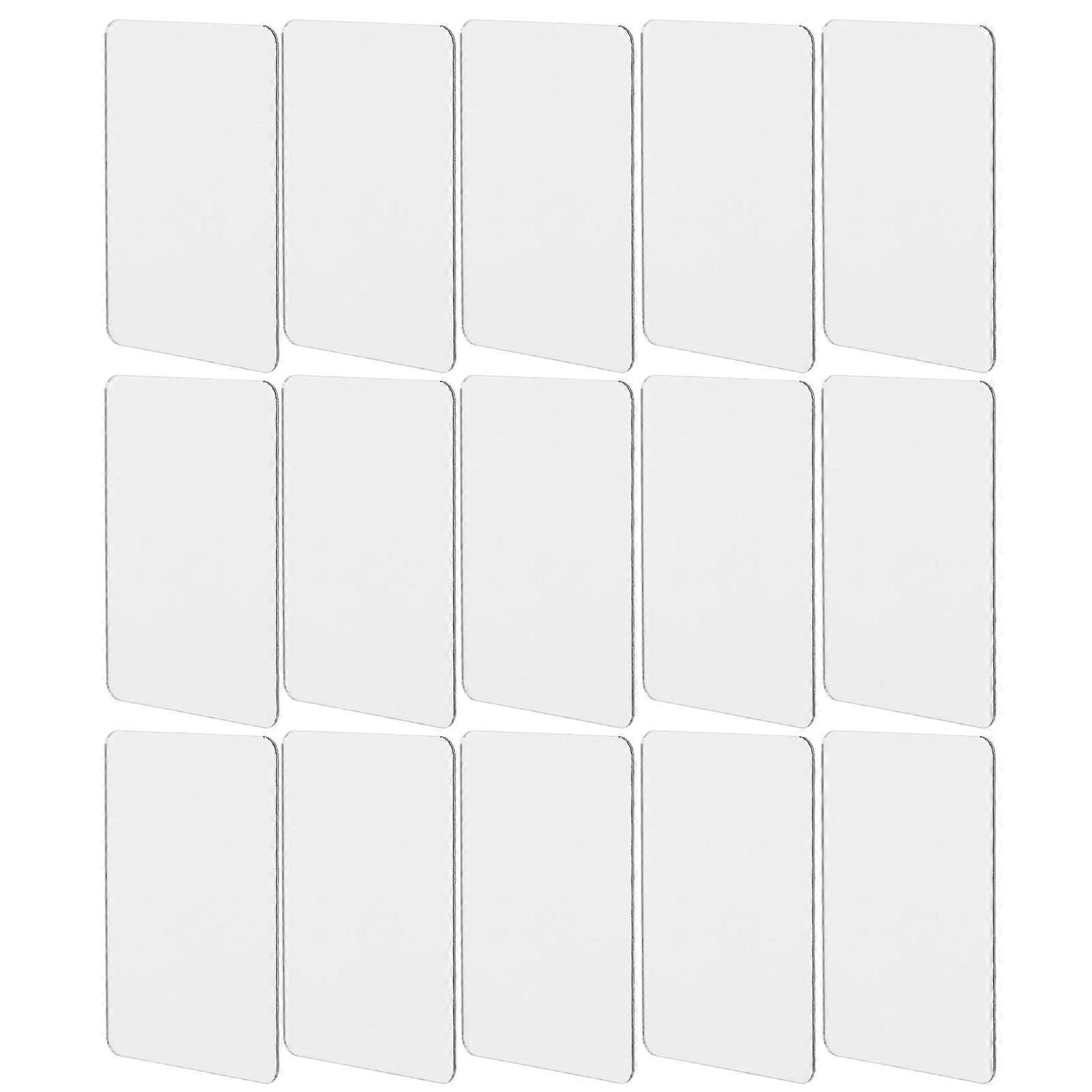 Acrylic Experiment Mirror Tiles for DIY Craft Projects 20Pcs Reflection
