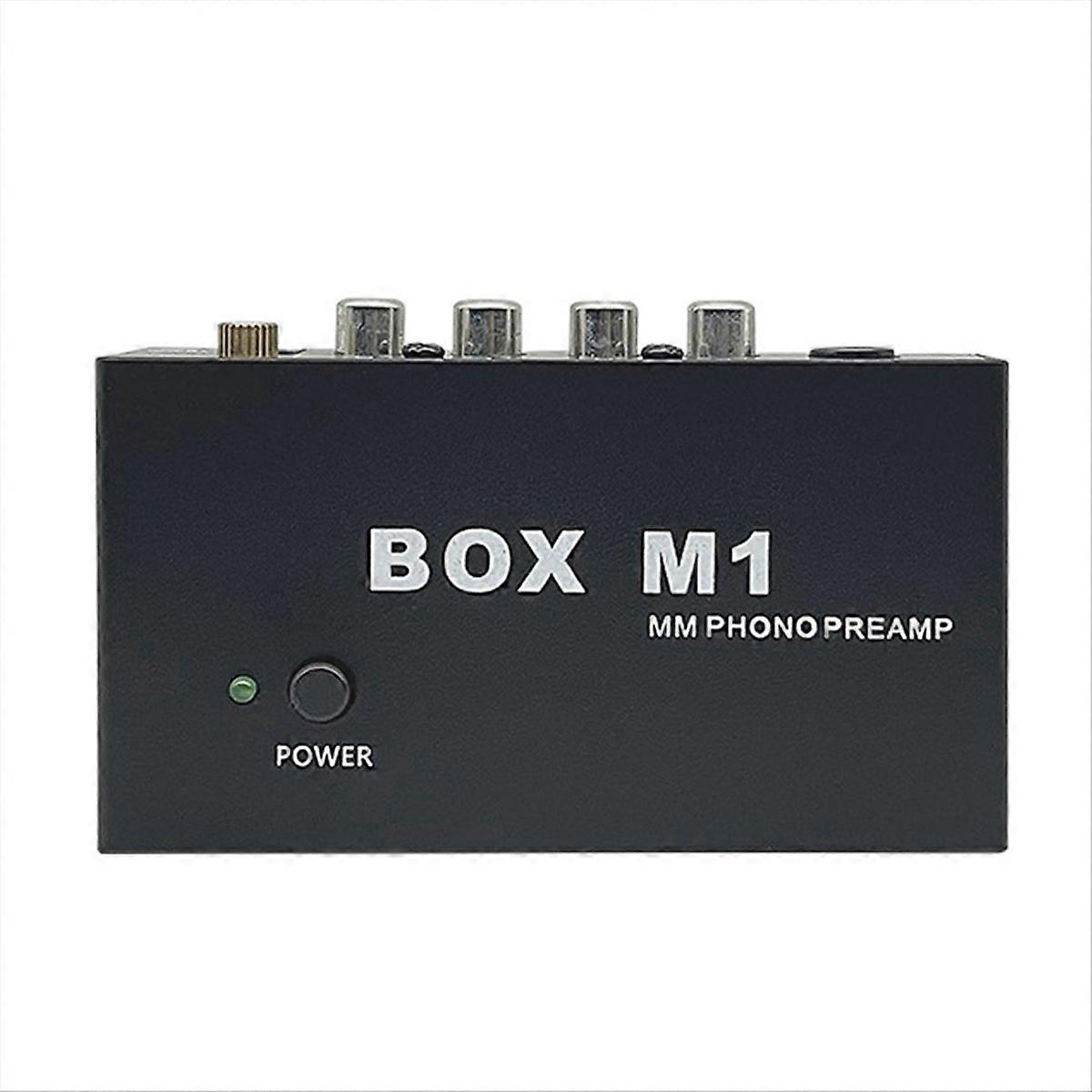 Box M1 MM Phono Preamp for Turntable Phonograph Preamplifier Mini