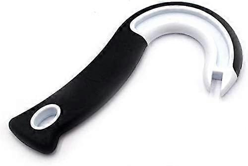 Can Opener for Seniors with Ergonomic Comfort Grip, JShaped Ring Pull Tool for Weak Hands