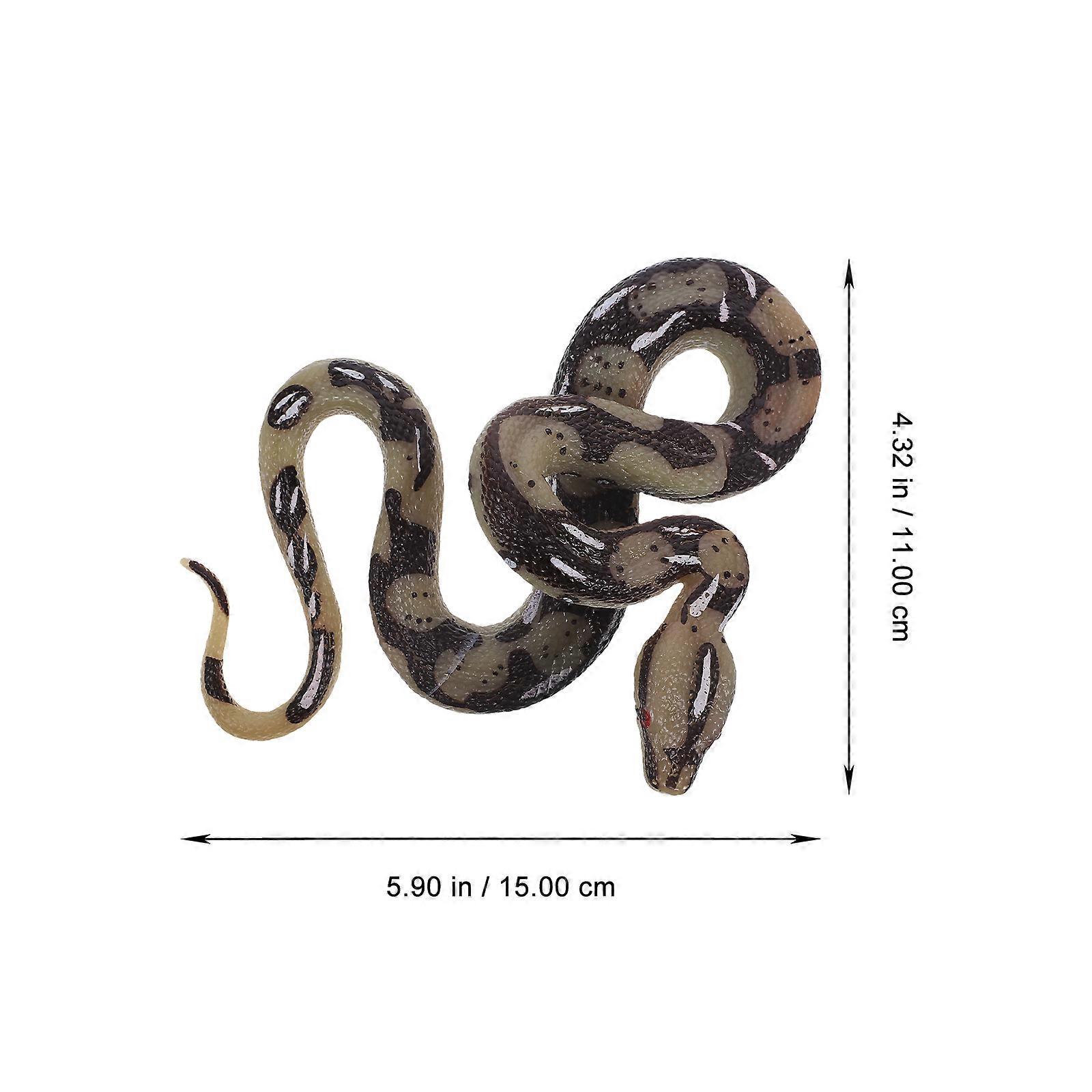 High Simulation Python Model Toy Big Realistic Snake Halloween Tricky Creepy Prank Scary Snake Toy