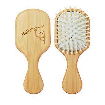 Cute Cat Wooden Comb Bamboo Massage Hair Combs Natural Anti-static Hair Brushes Hair Care Massage Comb Hairdressing Styling Tool