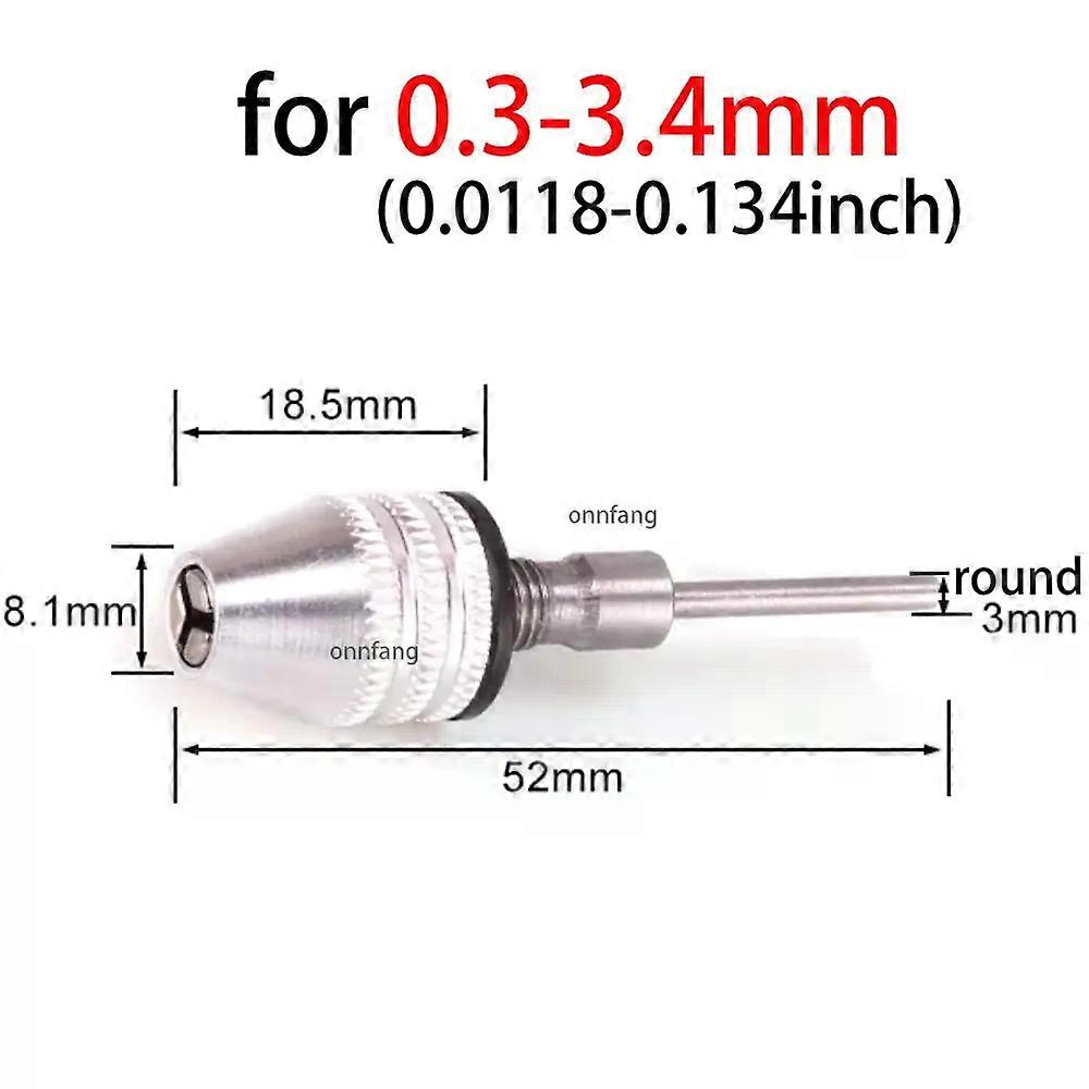 Drill Chuck Keyless Impact Driver Adaptor Hex Round Shank Screwdriver Head Micro Fixture Drill Bits for Electric Grinder