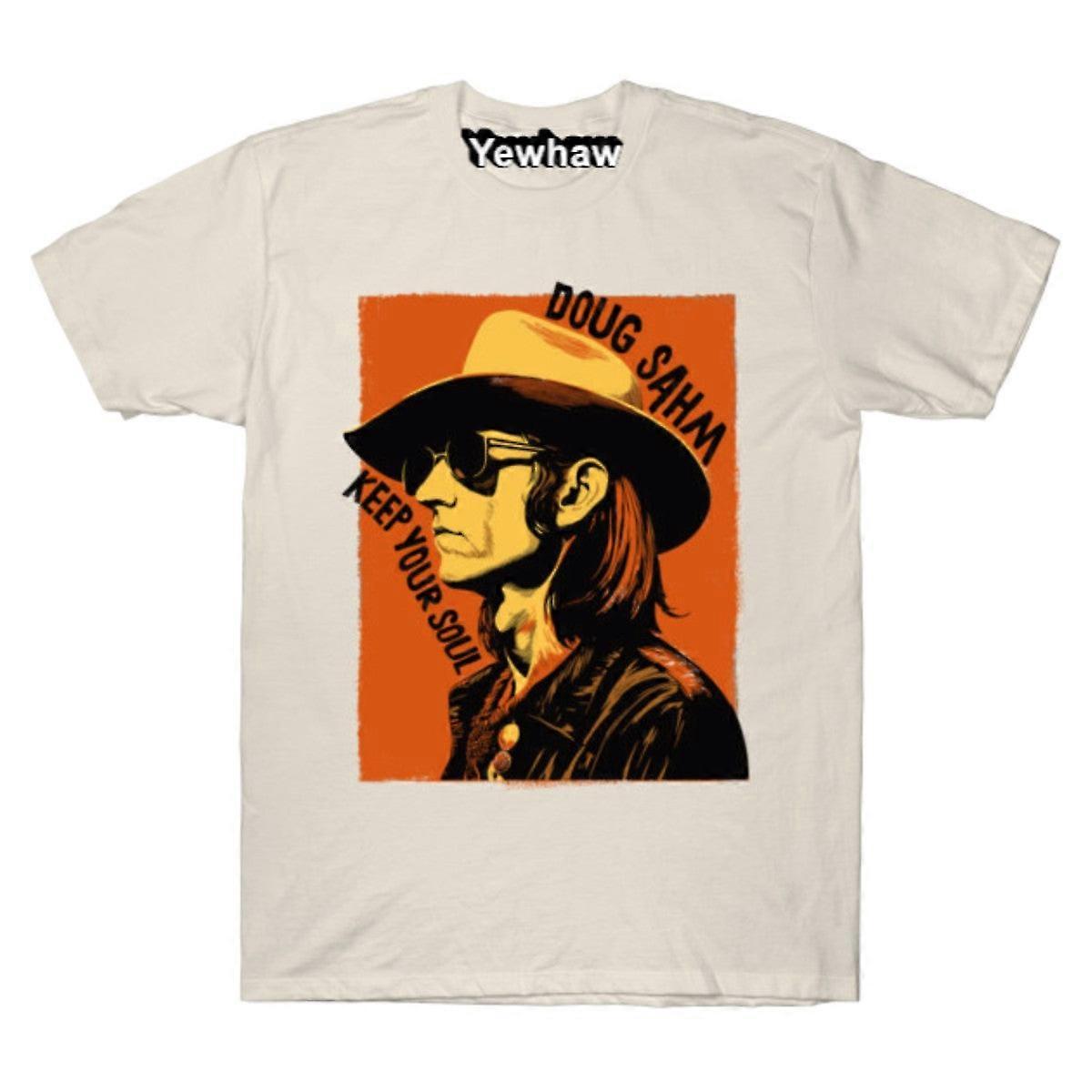 Camiseta retrô original com arte de fã do Doug Sahm