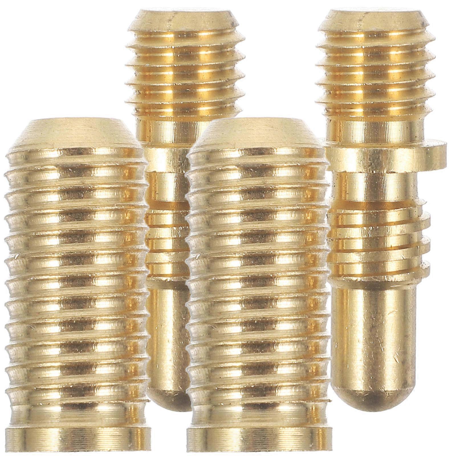 2 Sets Pool Cue Joint Pin Screws for Billiard Cue Tip Inserting Hardware Supplies