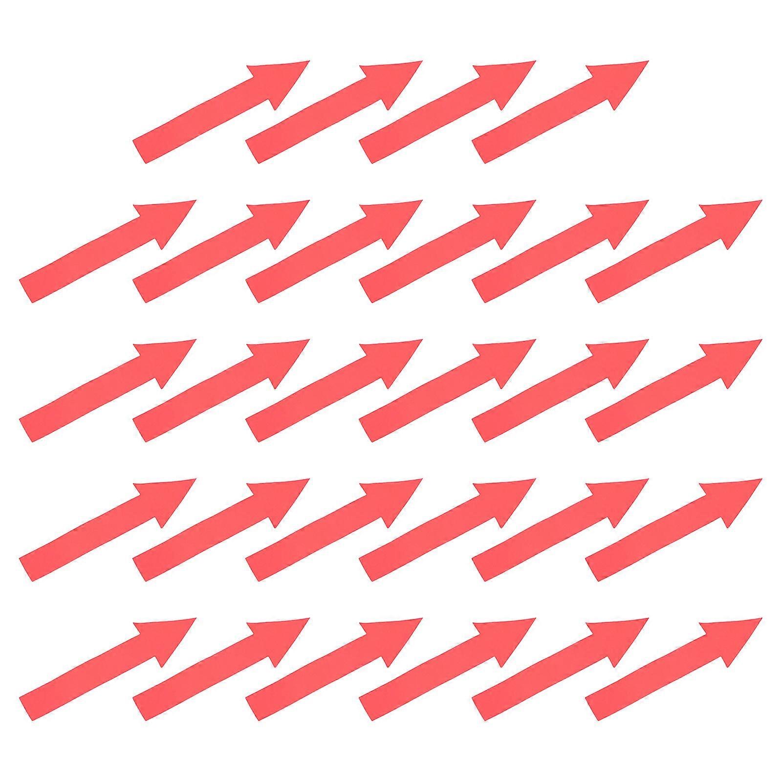 Arrow Stickers Copper Material for Indicating Direction 100Pcs Pack