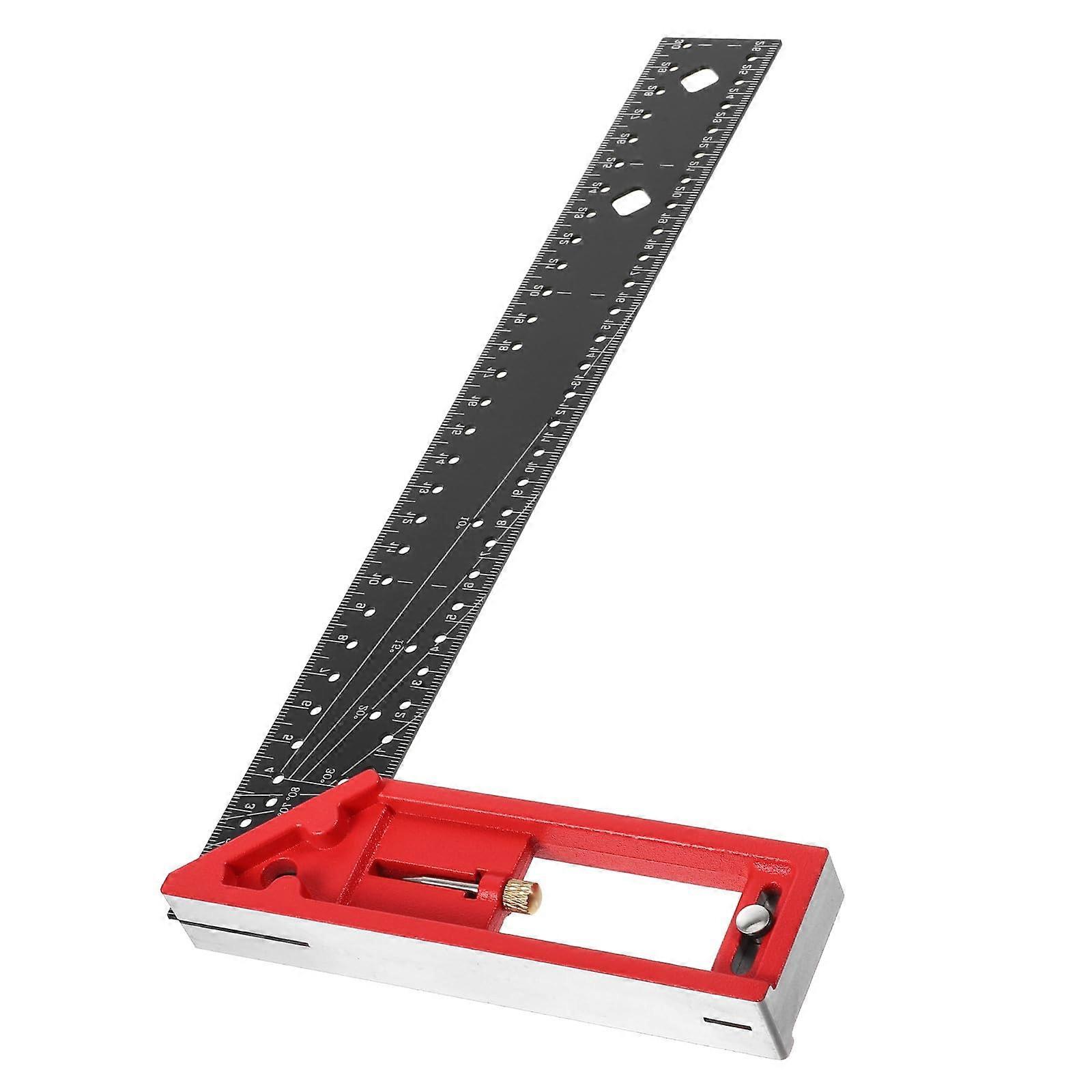 Woodworking Angle Ruler Aluminum Alloy Protractor with Sliding Design for Precision Carpentry