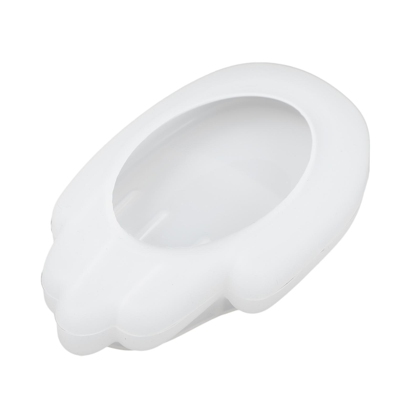 Silicone Soap Box Soap Storage Box for Storage Use 3Pcs White Pack