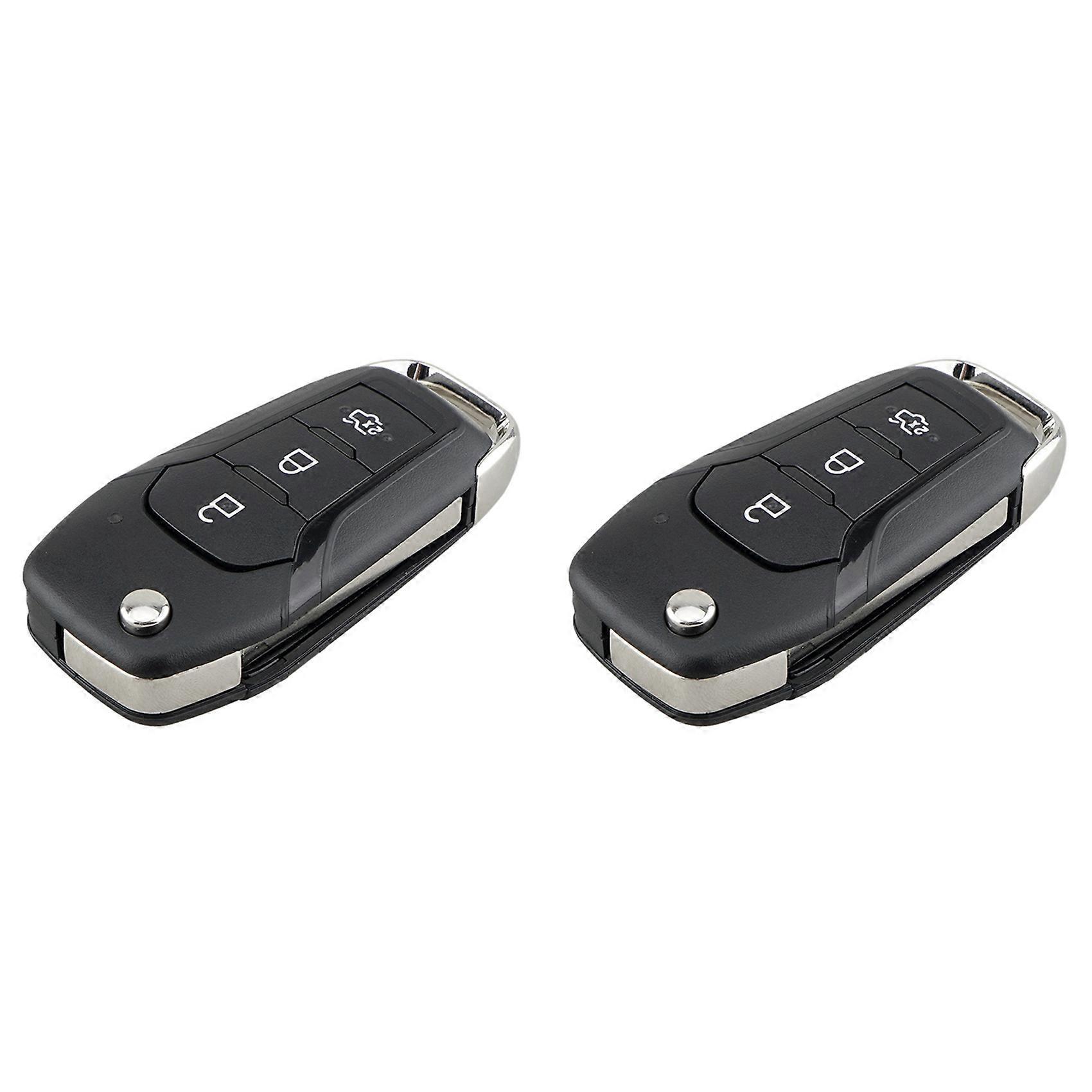 2X Car Smart Remote Key 3 Button 433MHz 49Chip Fit for Ford KA+ Modeo Glaxy S-Max 2014 2015 2016 DS7T-15K601-B