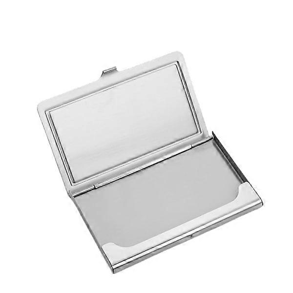 INF Elegant Cigarette Case - Moisture-proof Stainless Steel Case Silver