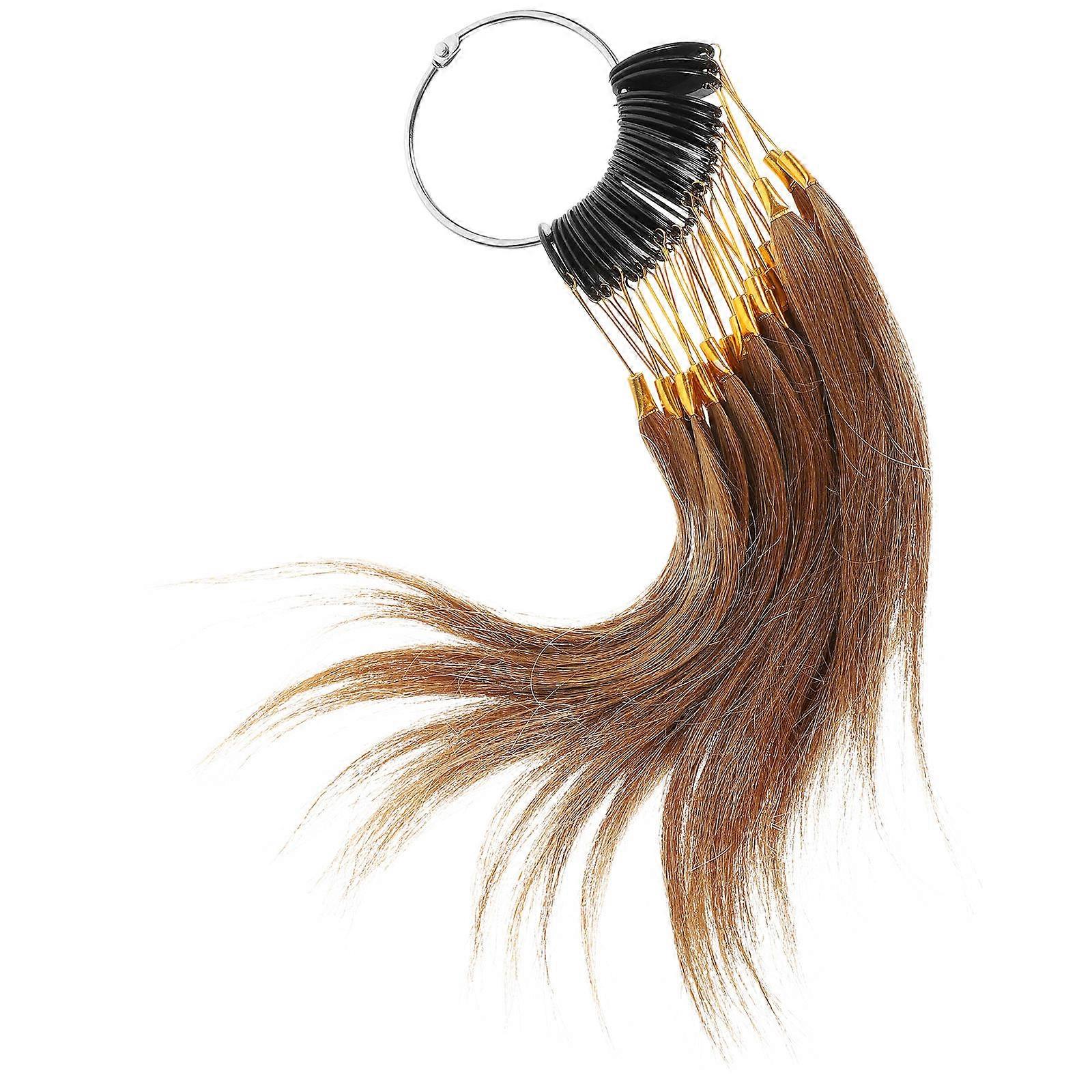 Assorted Color Hair Color Sample Ring for Hair Testing 30Pcs Set