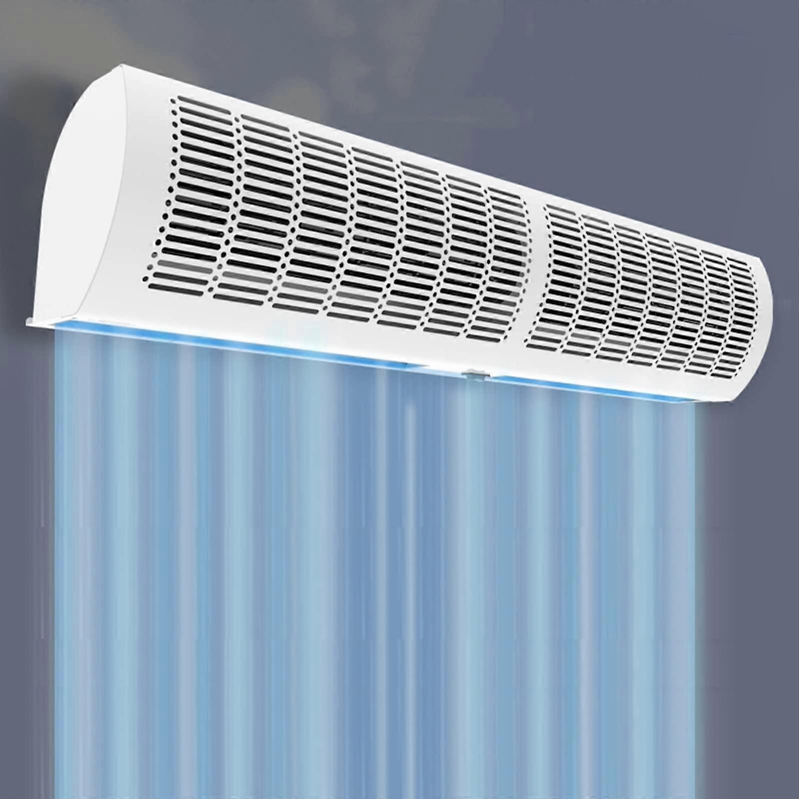 Tenda d'aria commerciale con grande volume d'aria, direzione del vento regolabile, telecomando, bassa rumorosità