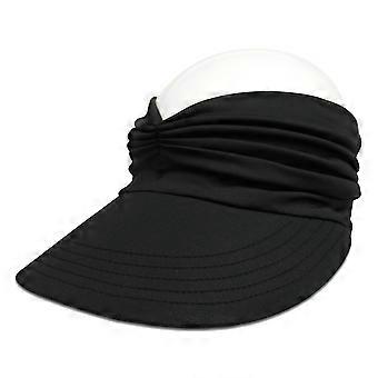 Grand bord Sunhat pour femmes Outdoor Summer Sun Hat Hollow Open Top Cap Adult Sun Protection Visor Hat Seaside Travel Beach Hat