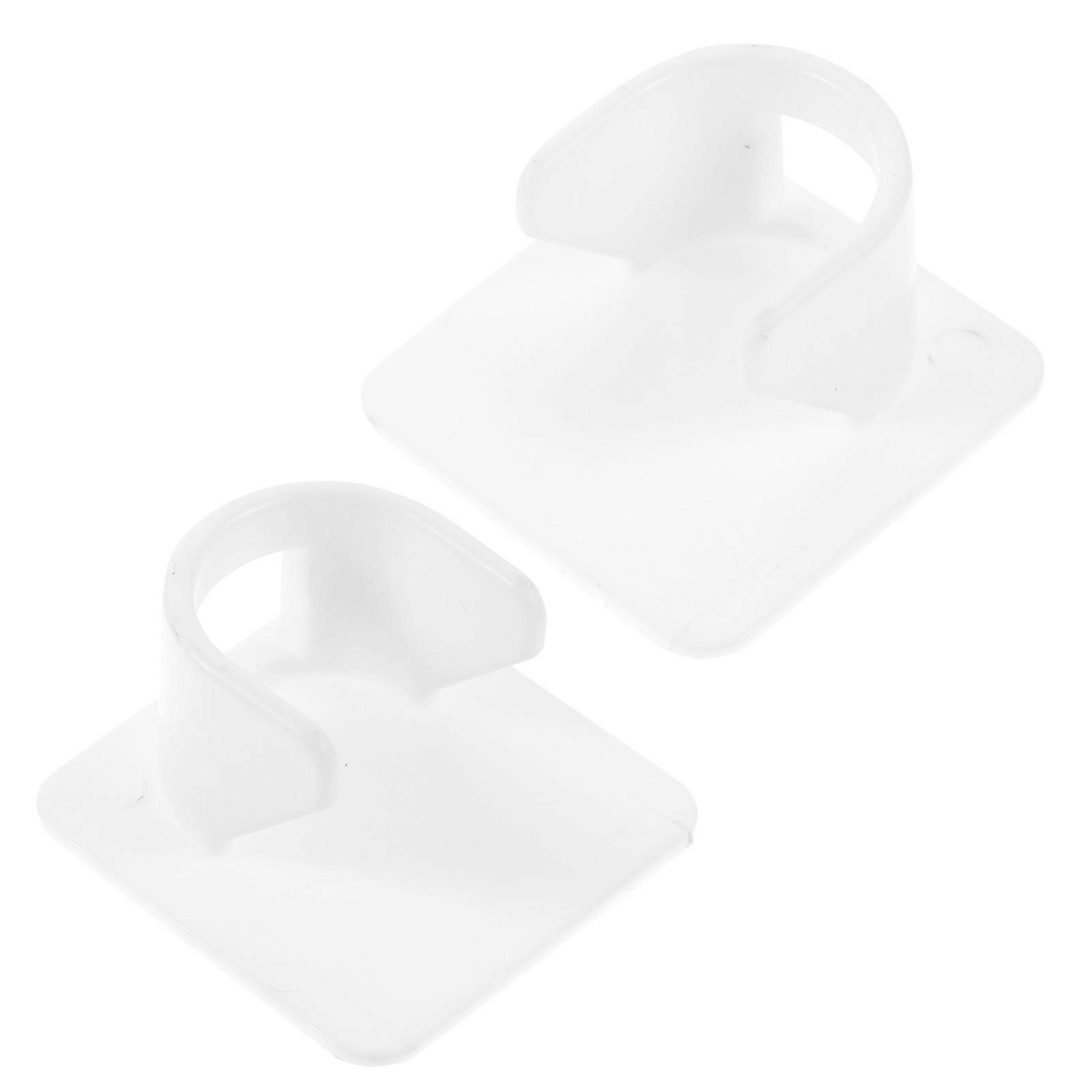 Curtain Rod Holder ABS No Drill Bracket 2Pcs for Home Use