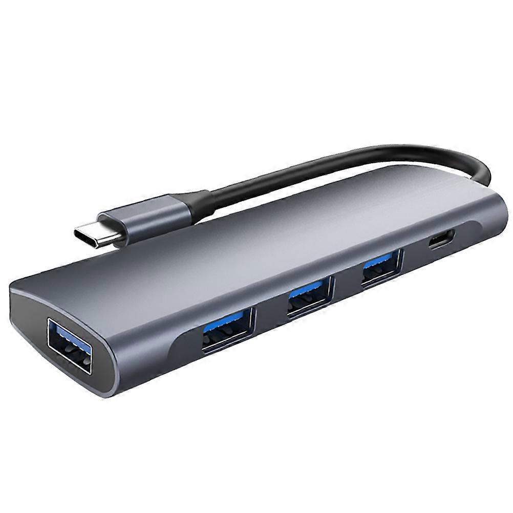 USB Expansion Hub Type-C Multi-Function Hub with Pd Charging 5-in-1