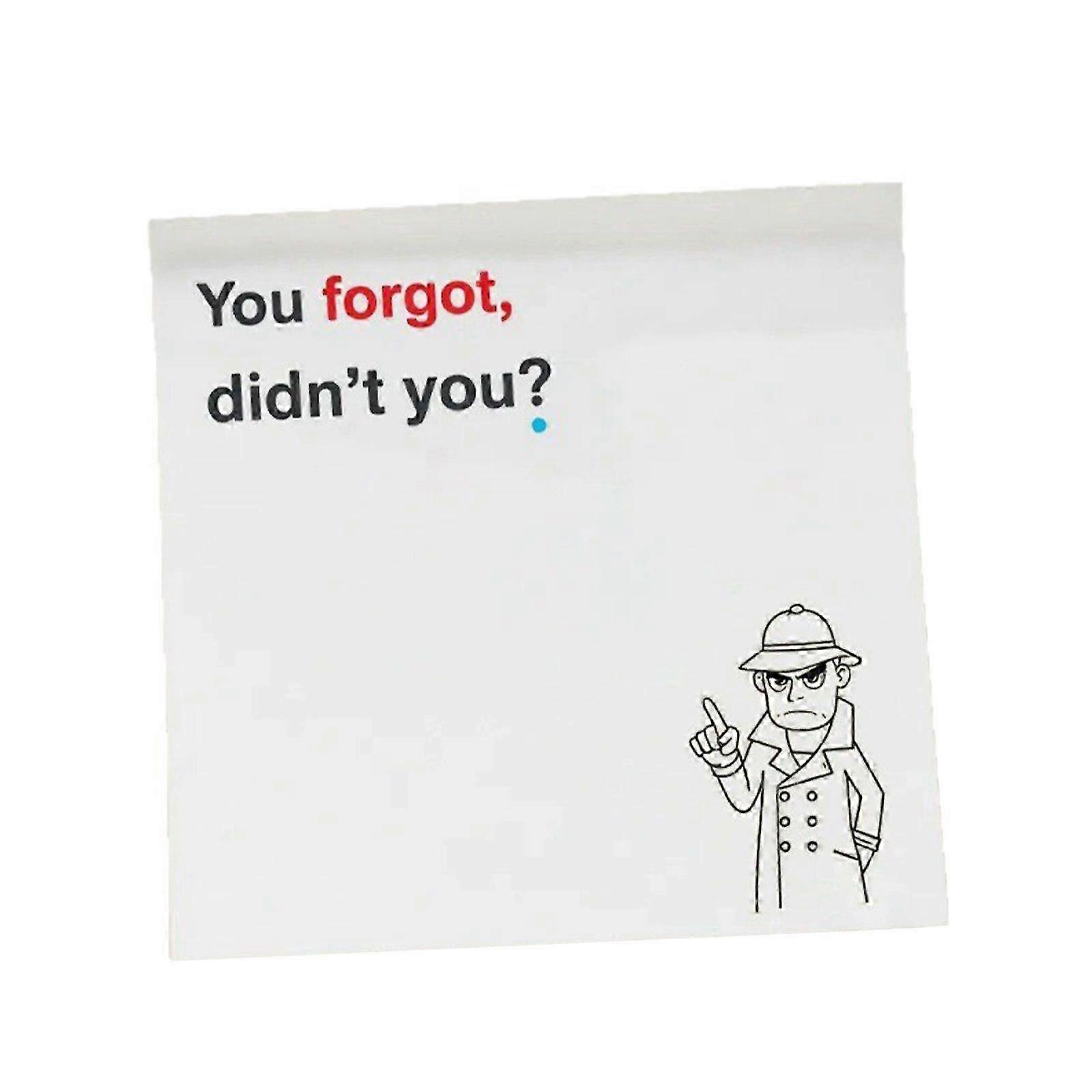 2025 Memory Aid Notepads Funny Stationery Convenient Pasting Flexible Use