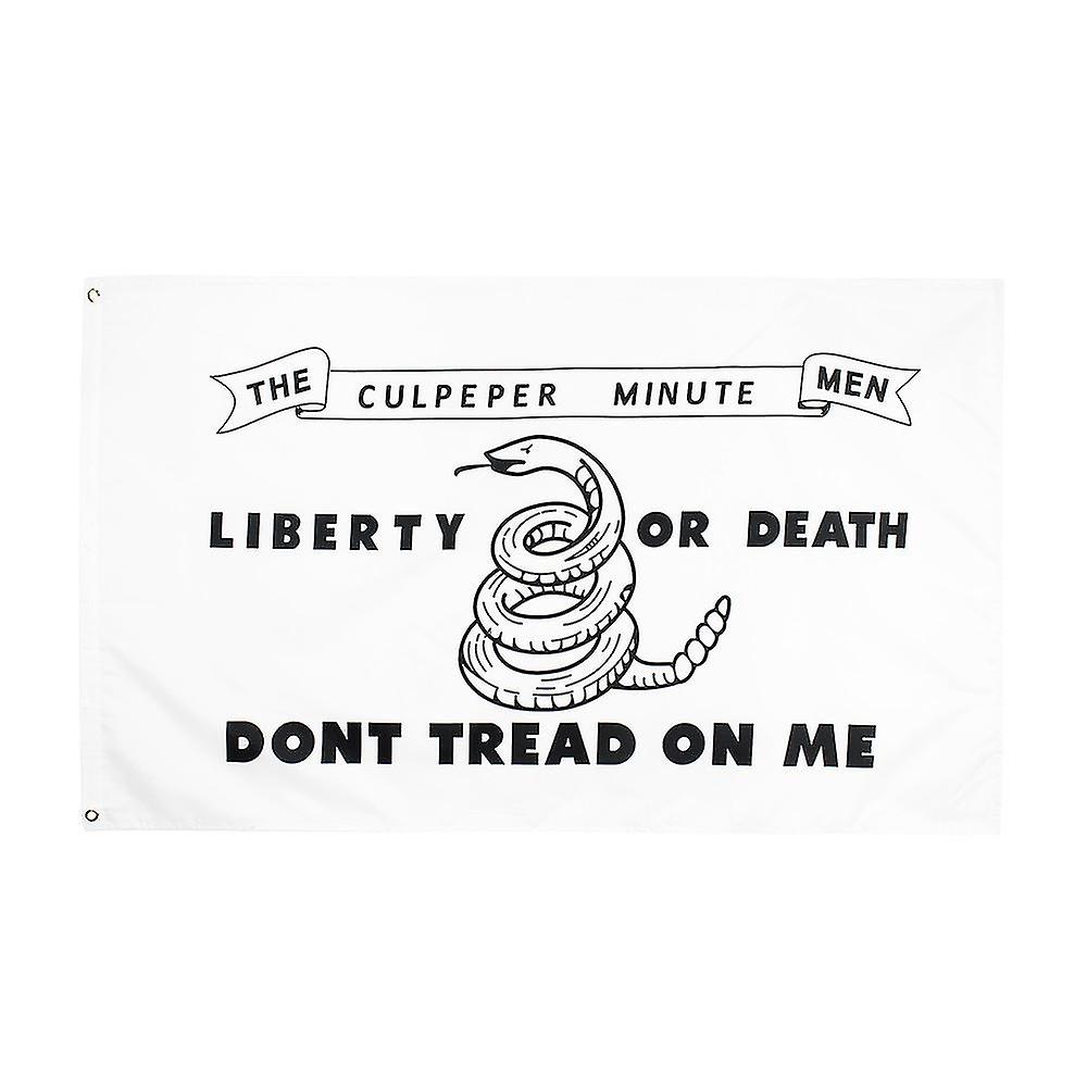 90x150cm Culpeper Minute Männer Freiheit oder Todesfahnen