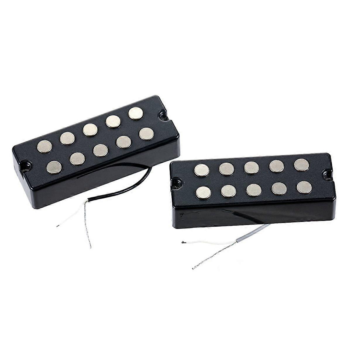 5 String Pickups Ceramic Double Coil Pickups Set for Electric Guitar Part