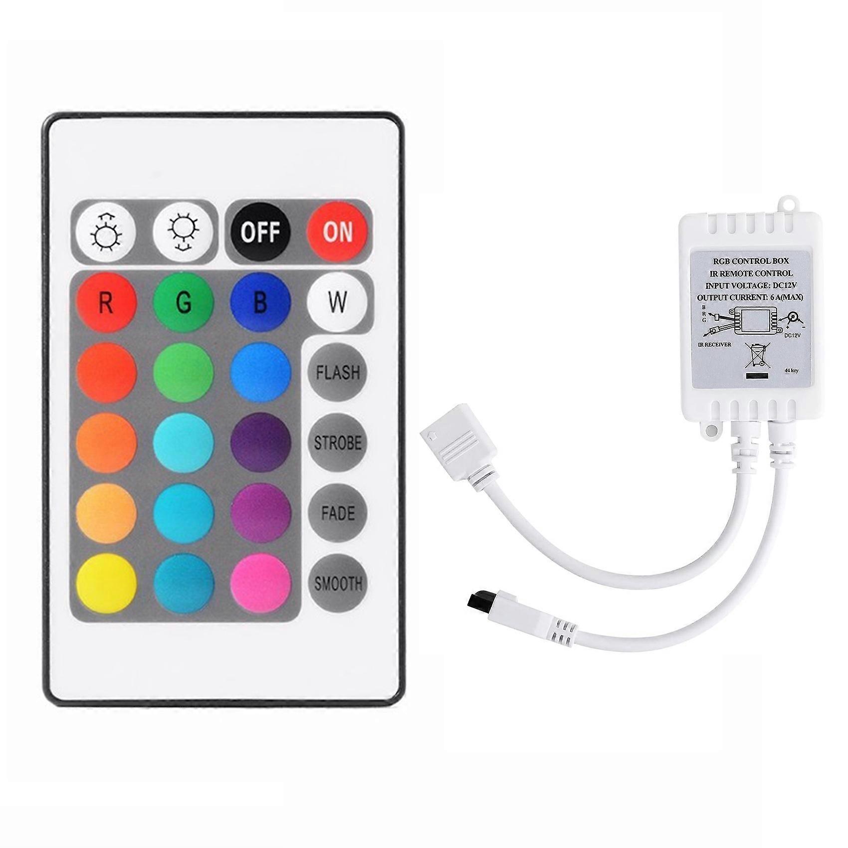 24 Keys Remote Control+DC12V LED Controller RGB Control Box