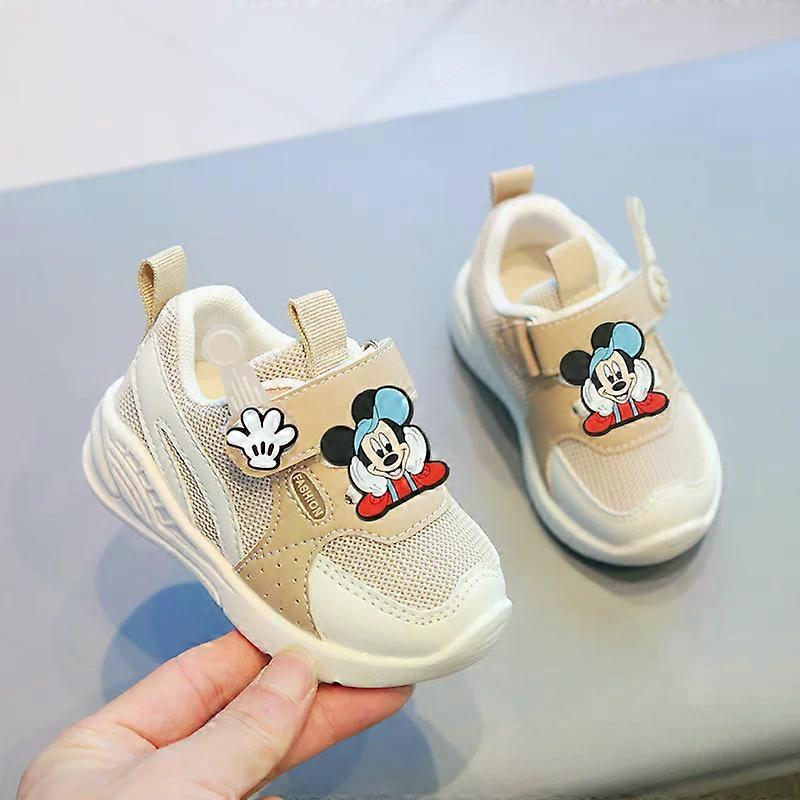 Disney Spring/Fall New Kids Sneakers Mickey Mouse Minnie Soft Sole Baby Toddler Shoes Winter summer Casual Shoes for Boys Girls