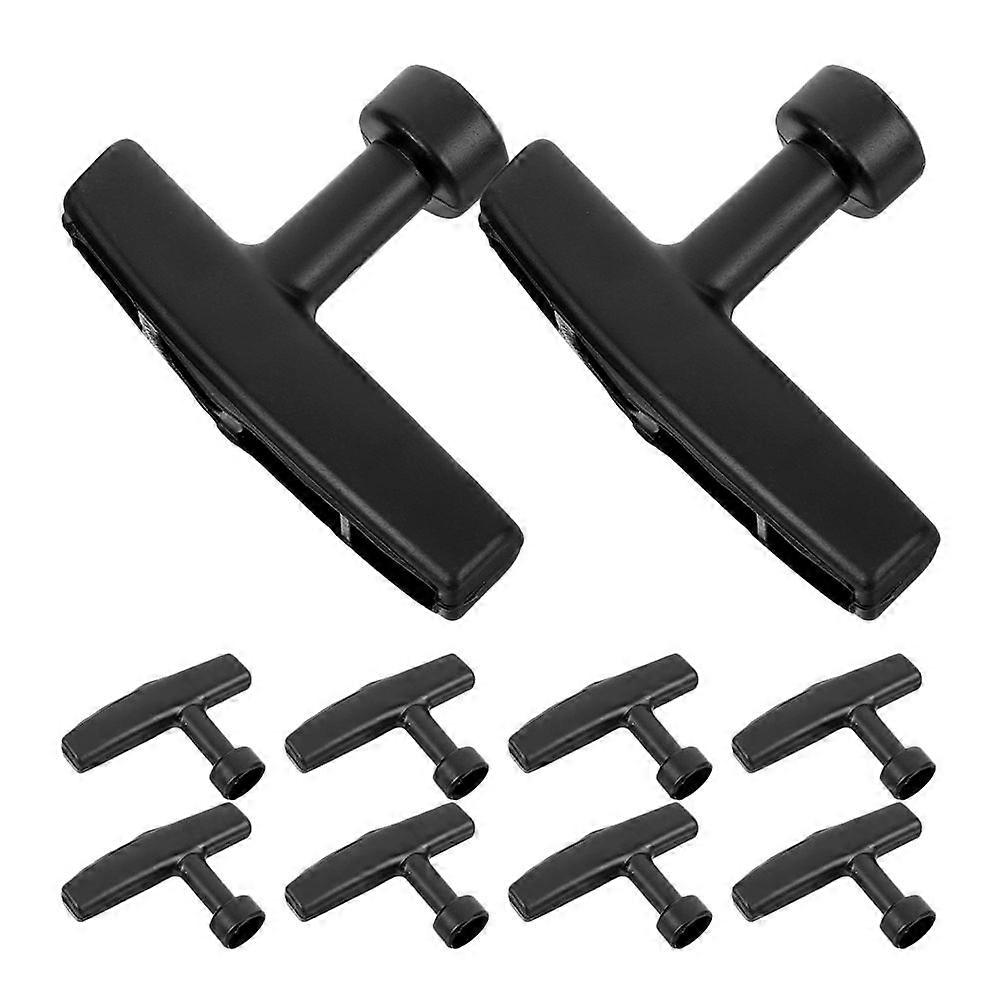 10pcs Chain Pulling Starter Handle Chain Starter Handle Gas Sawing Machine Engine Starter Handle