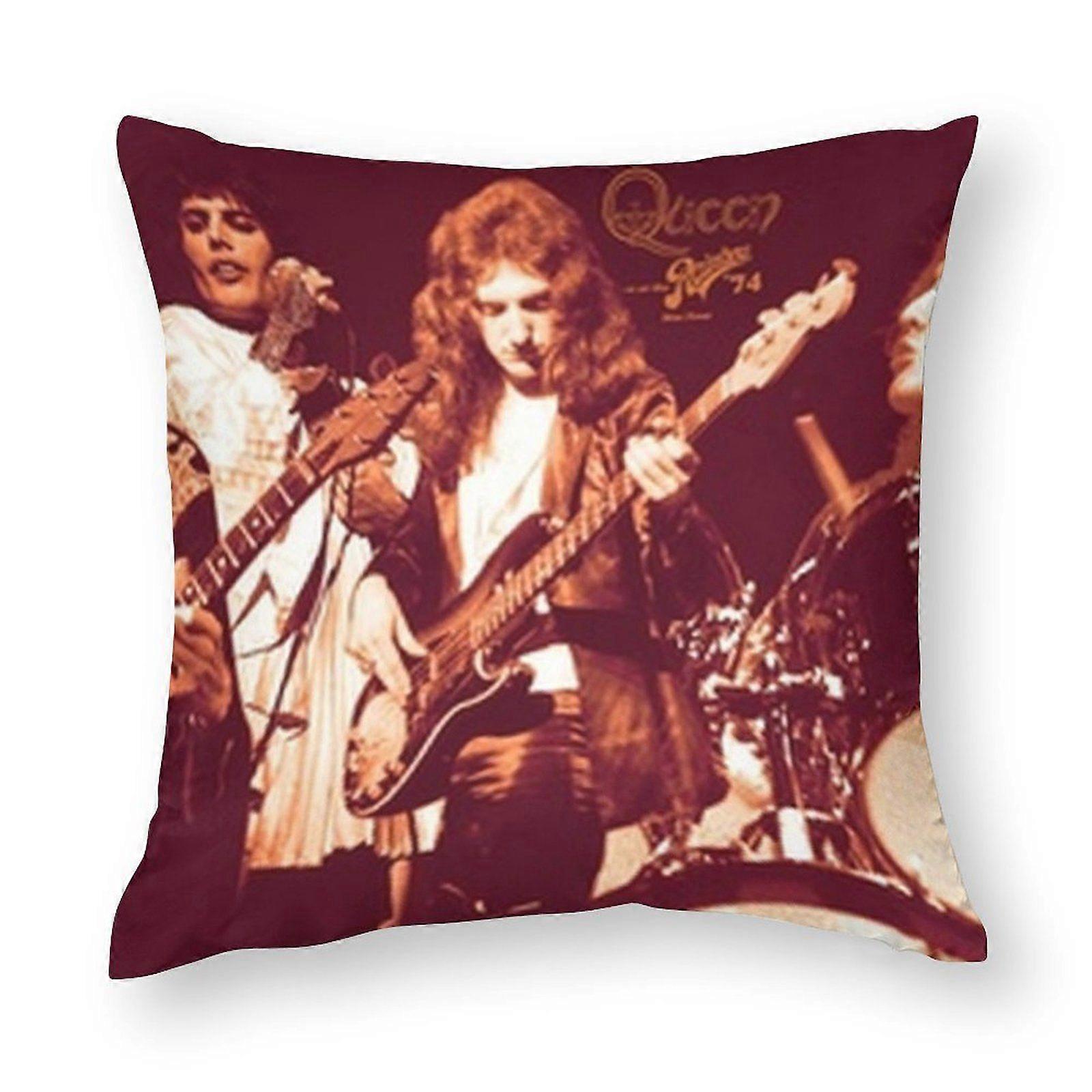 Queen Throw Pillow Covers Abstract Decorative Creative Linen Printed for Bed