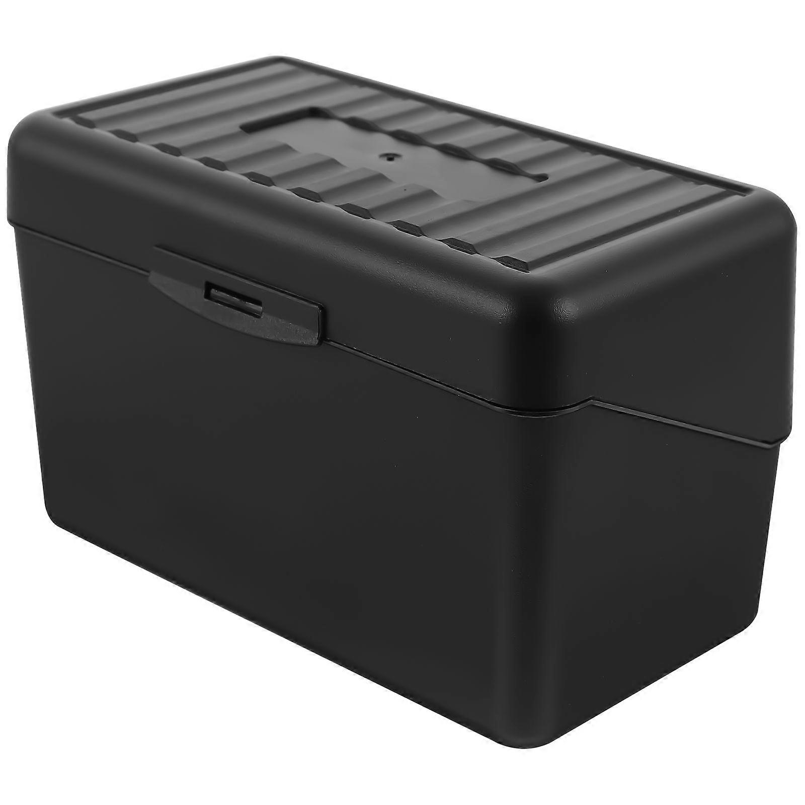 Durable Client Record Card Box Business Card Holder Multi-function Card Box for Office