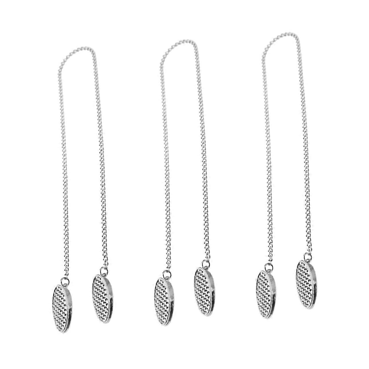 Napkin Clips with Adjustable Chain, Durable Bib Holder for Secure Grip Dining, 3pcs Set