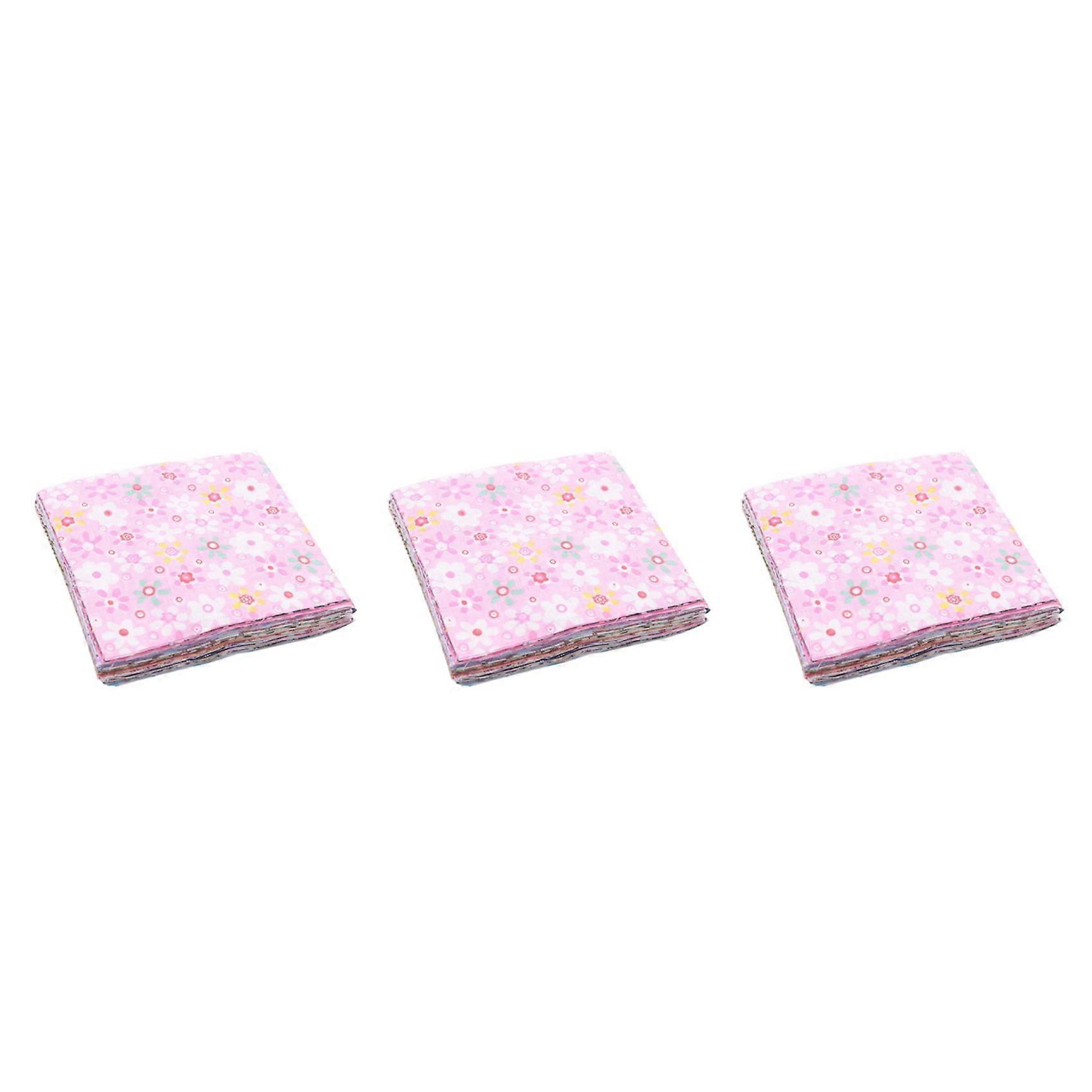 Fabric Patchwork Craft Cotton Material Batiks Mixed Squares Bundle, 10 x 10cm, 150-Pack