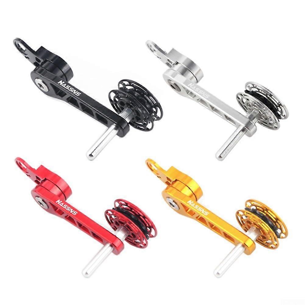 Bicycle Chain Tensioner Aluminum Alloy Adjustable CNC for Various Frames Black