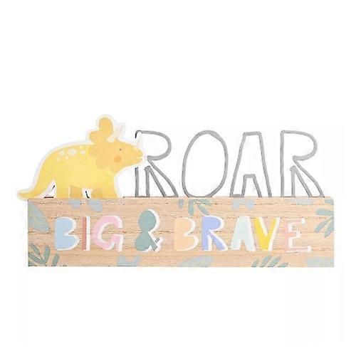 Celebrations Petit Cheri Roar Big & Brave Dinosaur Plaque