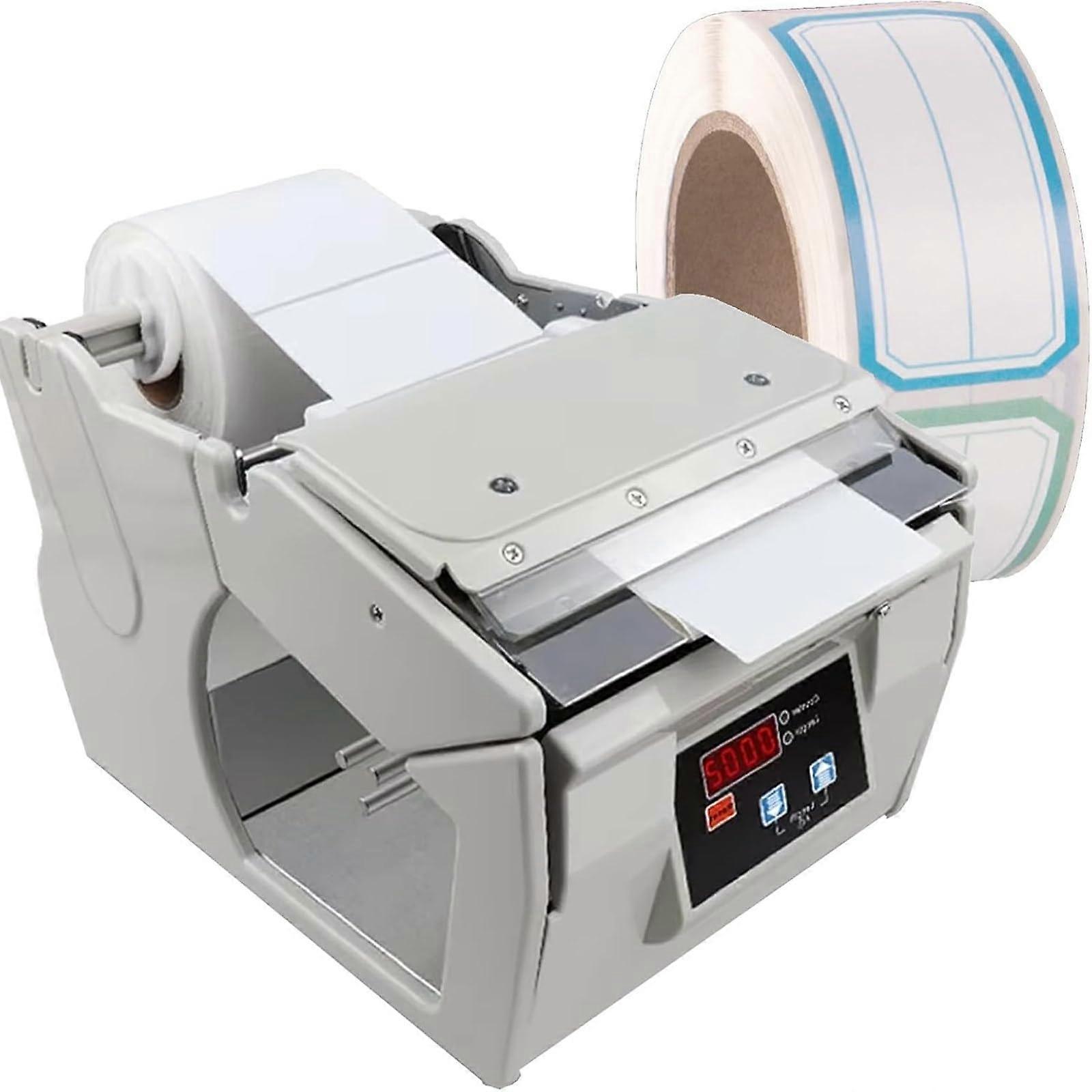 Automatic Label Dispenser with Adjustable Speed and LED Display for Logistics and Distribution