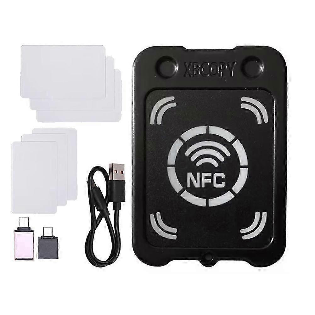 RFID Smart Chip Card Reader Copier+3xUID/CUID Card NFC Encryption Key Reader IC 13.56Mhz RFID Token Clone Duplicator