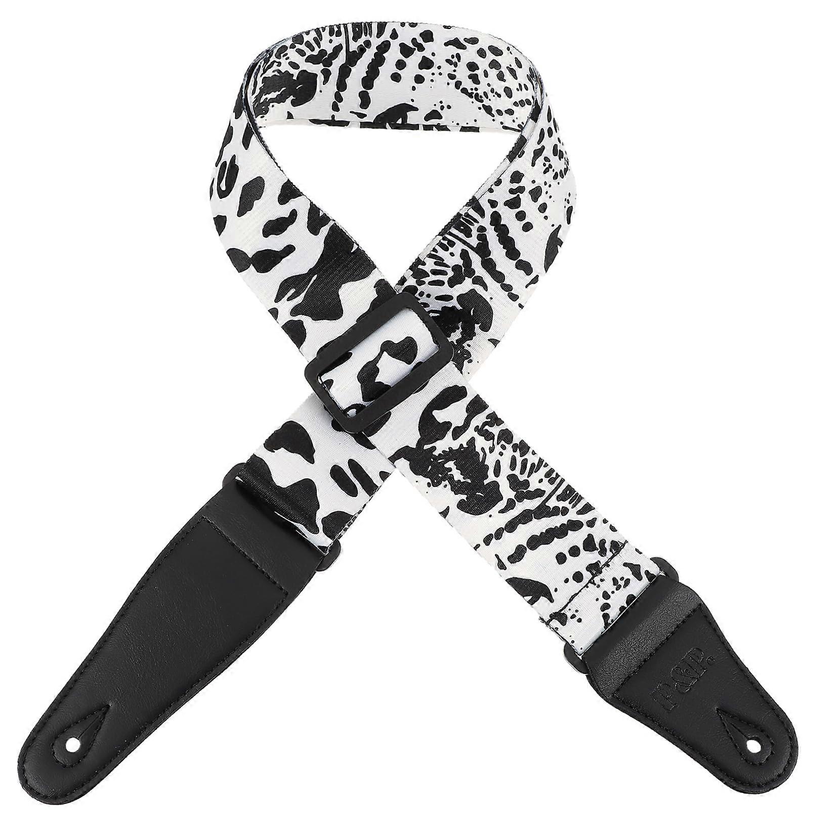 Guitar Strap with Comfortable Shoulder Support, Durable Polyester, Adjustable for Ukulele and Guitar