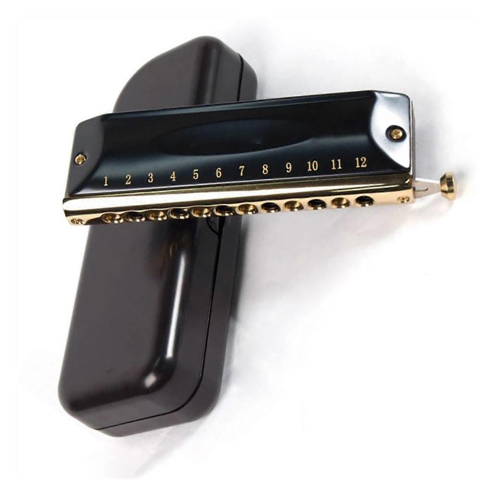 Chromatic Harmonica 12 Hole in C Professional 48 Note Full Range Stable Clear Tone Durable Build
