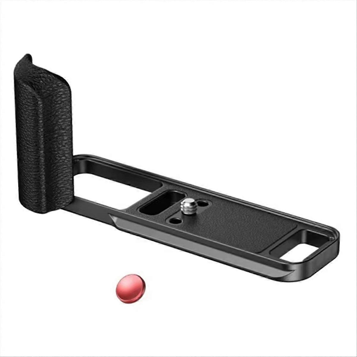 For X-E5 L-Shaped Mount Plate with Silicone Handle for X-E5 Camera with Shutter Release Button