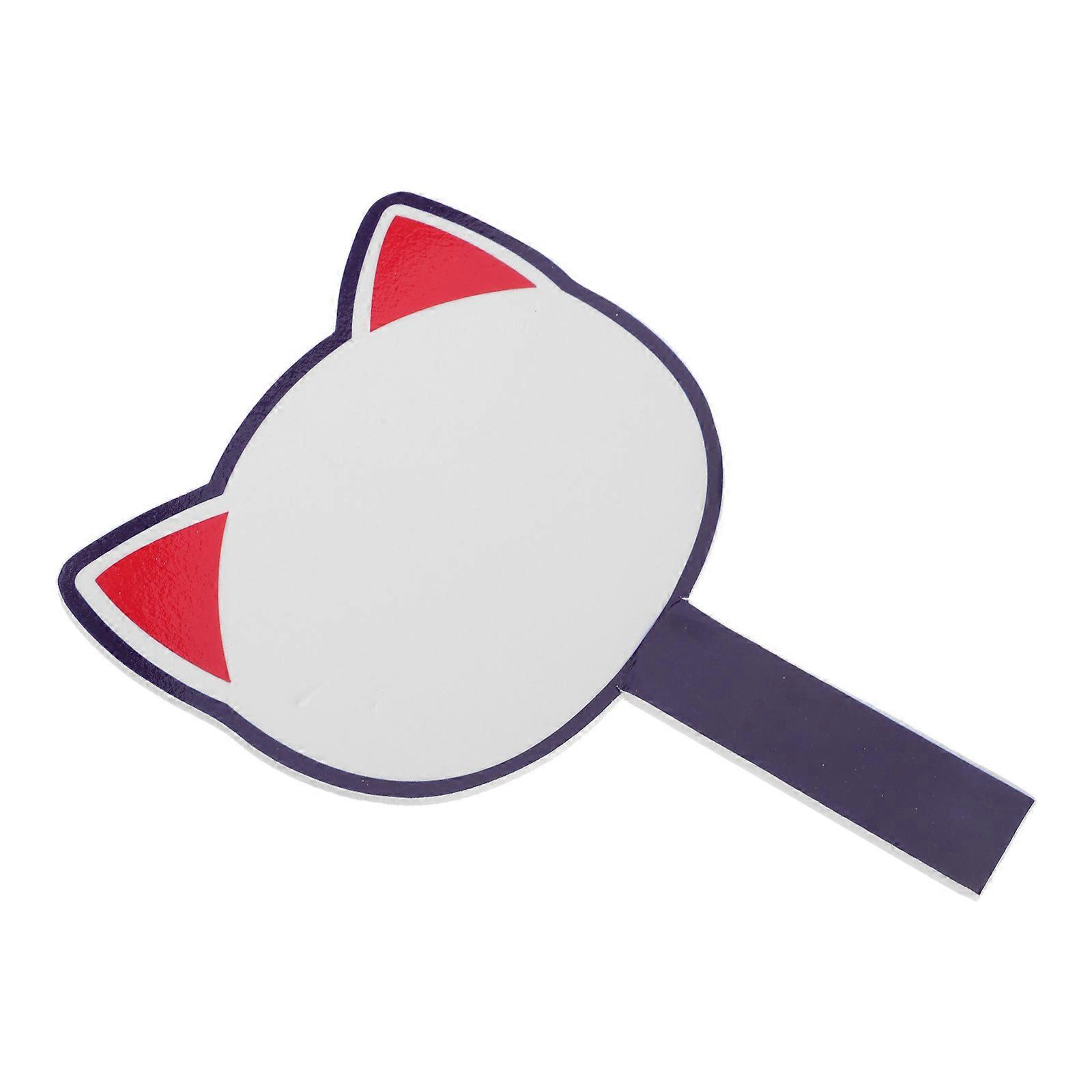 Classroom Dry Erase Answer Paddle White Board Hand Held 2Pcs Included