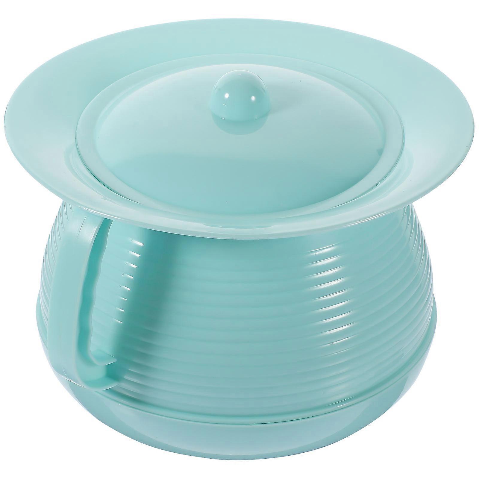 Chamber Pot Plastic Urinal For Disabled Persons Compact Design 1Pcs