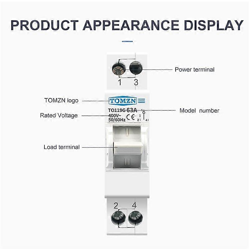  TO119G 1P 63A Isolating Switch Interlock Circuit Breaker