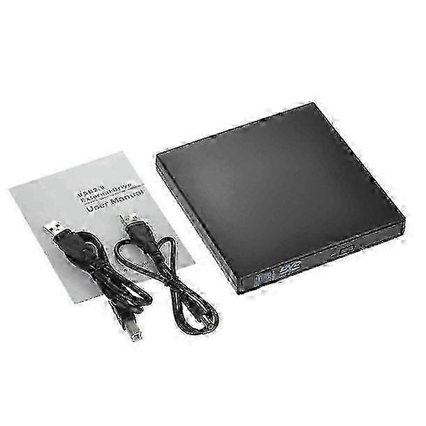 Burner Drive Player Disc USB Reader Rewrite External CD DVD RW for PC Laptop