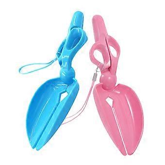 2pcs Pooper Scooper Durable Plastic Easy Clean Pet Waste Picker for Dogs Cats Garden Yard