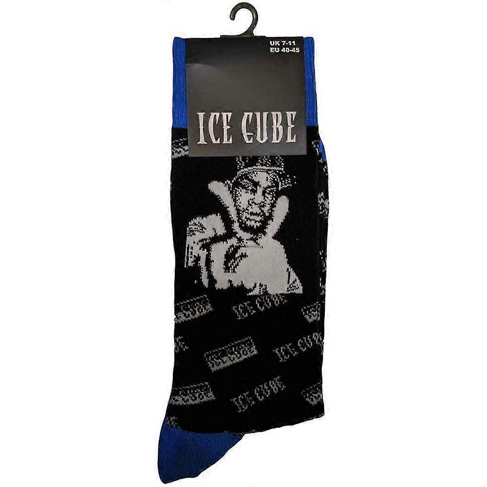 Ice Cube B&W Photo Ankle Socks